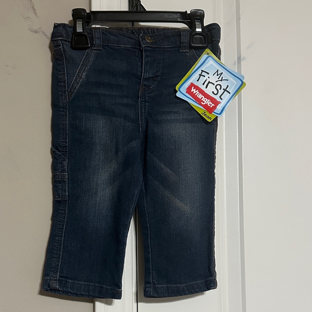 Baby Boy Wrangler Dark Blue Denim Jeans